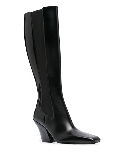 prada bootsknee-high|prada block heel boots.